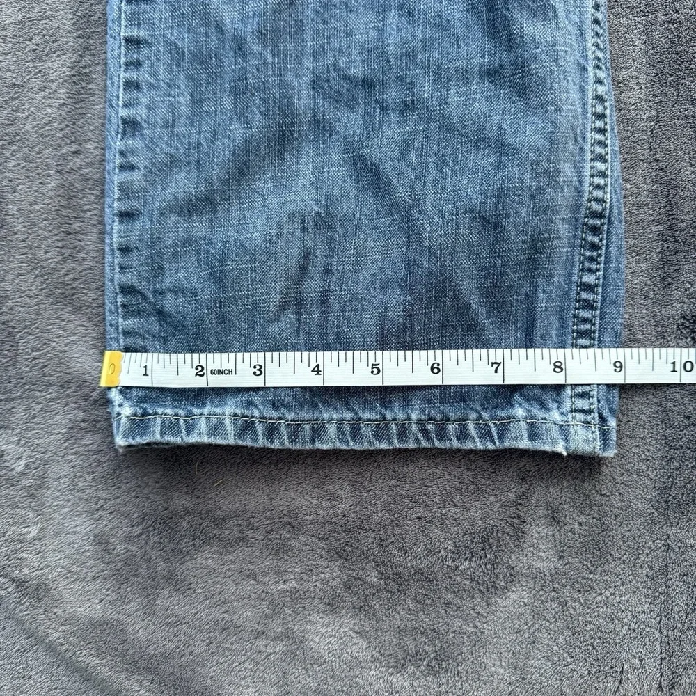 Levis Men 569 Jeans Loose Straight 34X32 Medium Wash Blue Denim Pants